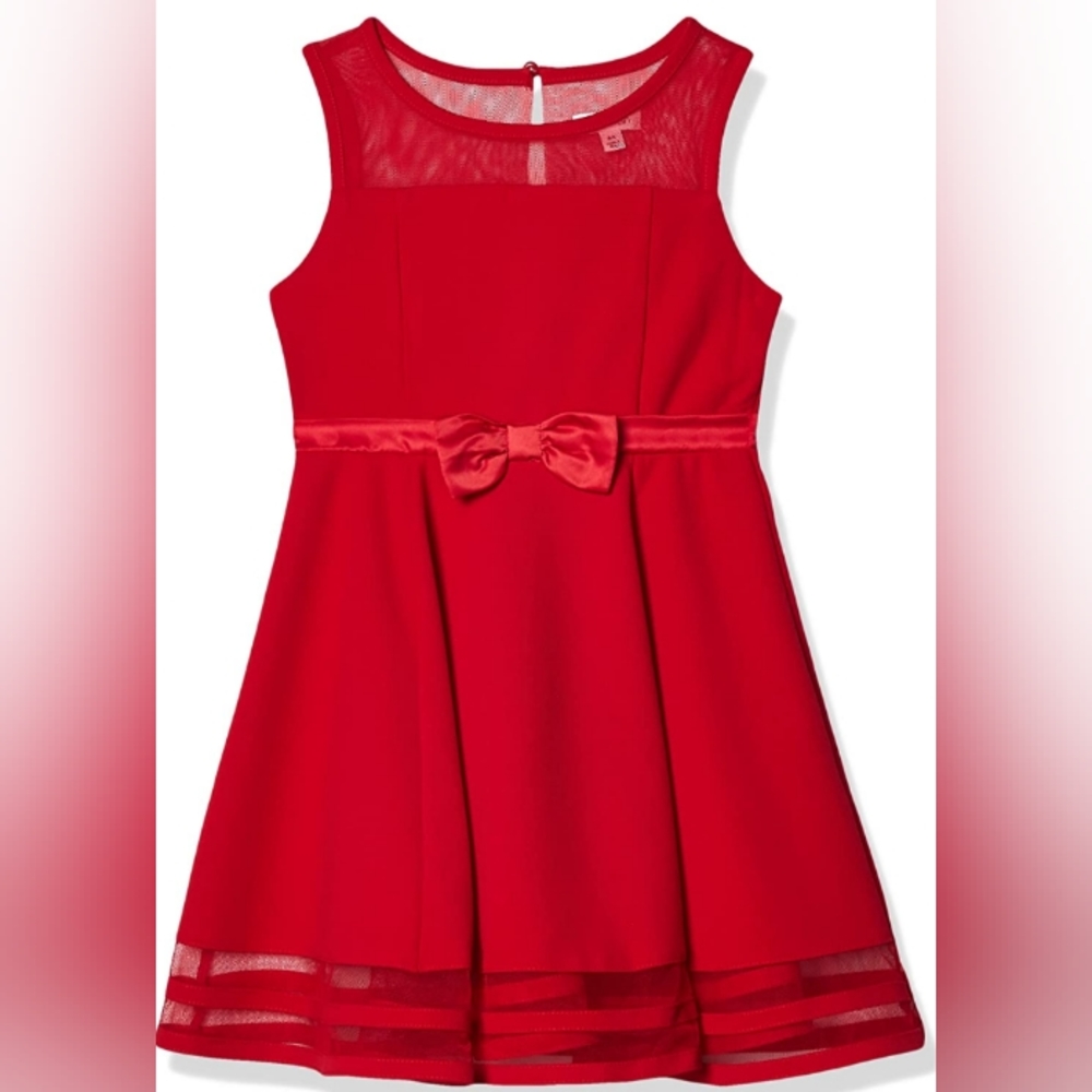 Calvin Klein Girl's 5/6 Red Dress